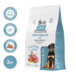 Корм Brit Care Dog Puppy&Junior L Healthy Growth (Индейка, ягненок), 3 кг / 12кг