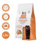 Корм Brit Care Cat Sterilised Weight Control (Морская рыба, индейка), 400гр / 1,5кг