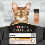 Purina ProPlan для взрослых кошек с чувствительной кожей, с высоким содержанием лосося, 10кг