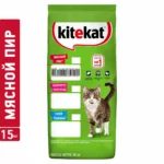 Kitekat Мясной пир, 350гр / 1,9кг / 15кг