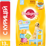 Pedigree для щенков (курица) 600гр / 13 кг
